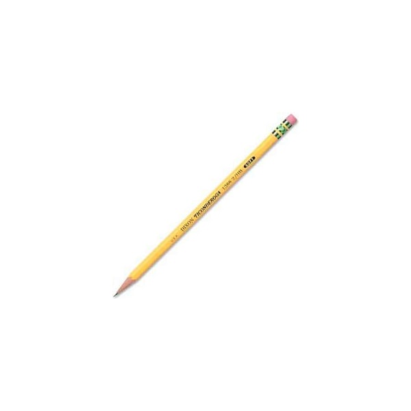Dixon Ticonderoga Dixon® Ticonderoga Woodcase HB 2 Pencil With Eraser